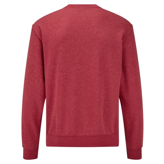 Fruit of the Loom Klassiek Heather Sweatshirt voor volwassenen (Rood) - Image 2