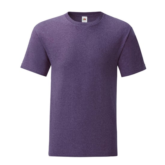 Fruit of the Loom Unisex Adult Iconic Heather T-Shirt (Heide Paars) - Image 1