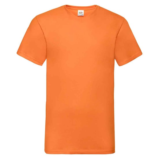 Fruit of the Loom Unisex Adult Waardevol V Hals T-shirt (Oranje) - Image 1