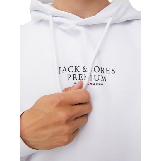 Jack & Jones Hoodies Archie Sweat Hood Wit - Image 2