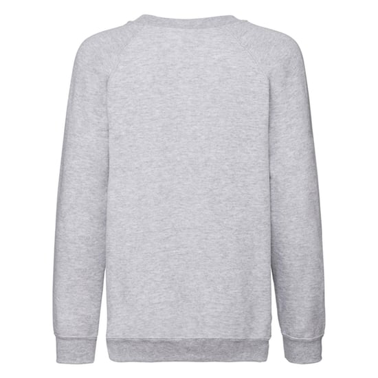 Fruit of the Loom Kinder/Kids Klassiek Heather Raglan Sweatshirt (Heide Grijs) - Image 2