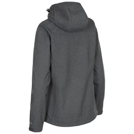 Trespass - Dames Claren II Waterdichte Softshell Jas (Donkergrijs/Blush Mergel) - Image 2