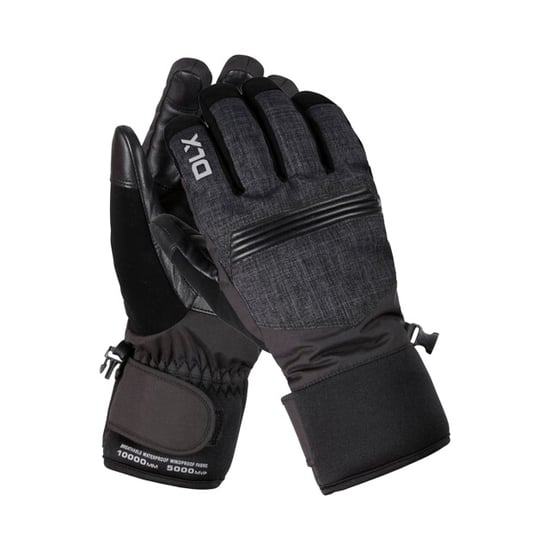 Trespass Unisex Volwassen Sidney Lederen Palmsneeuwsporthandschoenen (Zwart) - Image 3