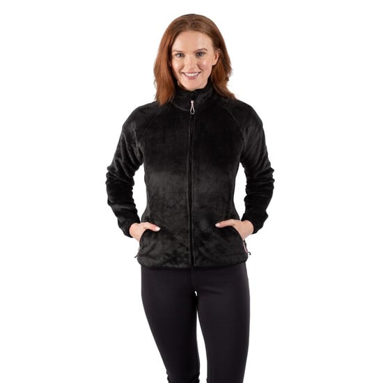 Trespass Dames/dames TELLTALE Winter Fleece Jas (Zwart) - Image 4