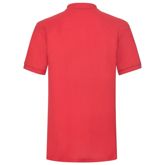 Fruit of the Loom Heren Zwaargewicht Poloshirt (Rood) - Image 2