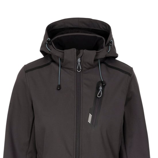 Trespass Dames/Dames Neman TP75 Zachte Shell Jas (Donkergrijs) - Image 3