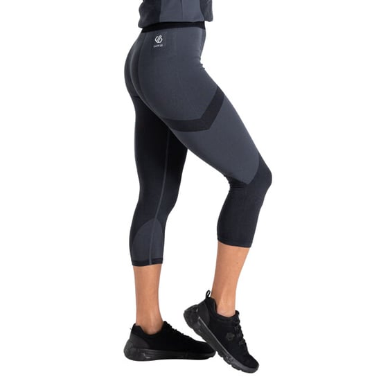 Dare 2B Dames/Dames In De Zone II Paneel 3/4 Legging (Zwart/Zwart) - Image 4