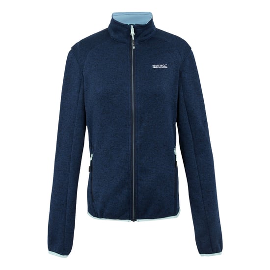 Regatta Dames/Dames Newhill II Full Zip Fleecejack (Marine/Icy Morn) - Image 1
