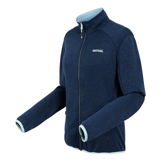 Regatta Dames/Dames Newhill II Full Zip Fleecejack (Marine/Icy Morn) - Image 3