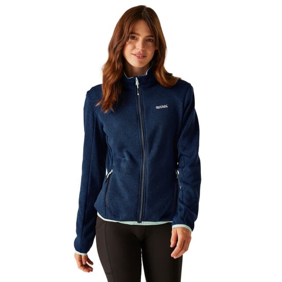 Regatta Dames/Dames Newhill II Full Zip Fleecejack (Marine/Icy Morn) - Image 4