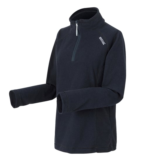 Regatta - Geweldige Outdoor Dames Montes Half Zip Fleece Top (Marine / Zwart) - Image 3