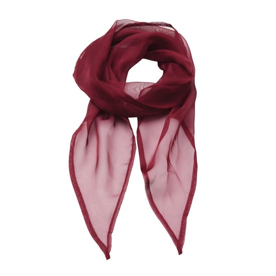 Premier Dames/Dames Chiffon Sjaal (Bourgondië) - Image 1