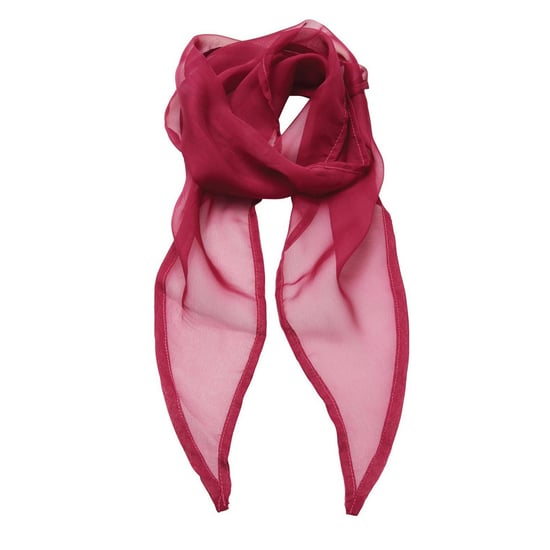 Premier Dames/Dames Chiffon Sjaal (Heet Roze) - Image 1