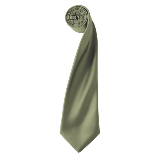 Premier Kleurencollectie Satijnen Stropdas (Olijf) - Image 1
