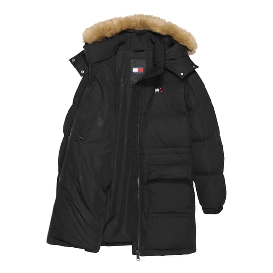 Tommy Jeans Jas winter Midi Alaska Faux Fur Jacket Zwart - Image 3