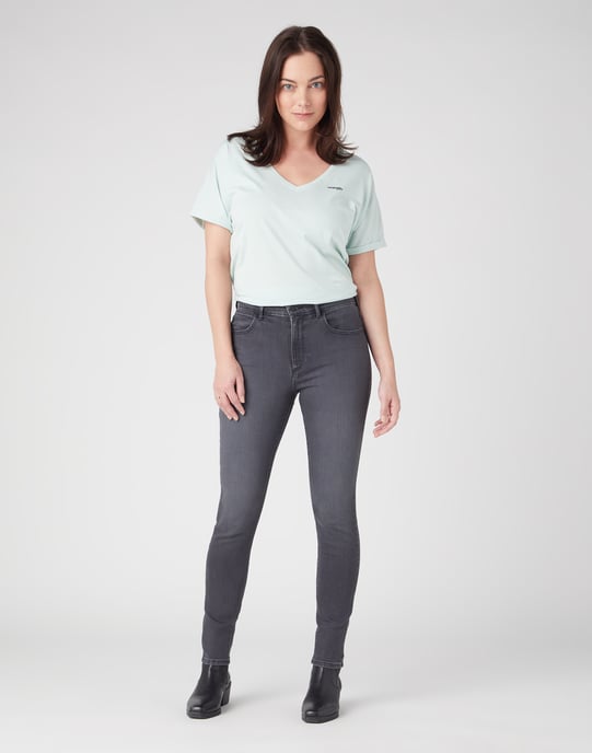 Wrangler  High Skinny  Ashes Jeans - Image 4
