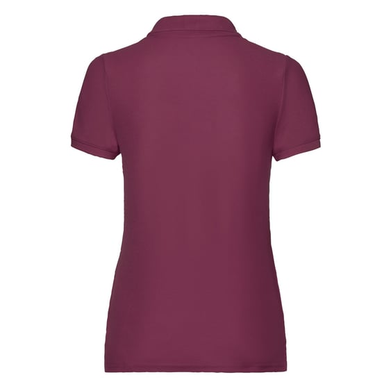 Fruit of the Loom Dames/dames Poloshirt (Bourgondië) - Image 2