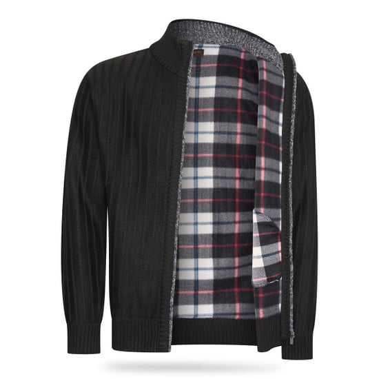 Cappuccino Italia Sweaters Bounded Jacket Zwart Zwart - Image 3