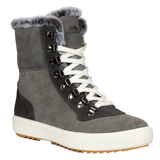 Trespass Dames/Dames Korinna Suède Lace Up Sneeuwlaarzen (Grijs) - Image 1