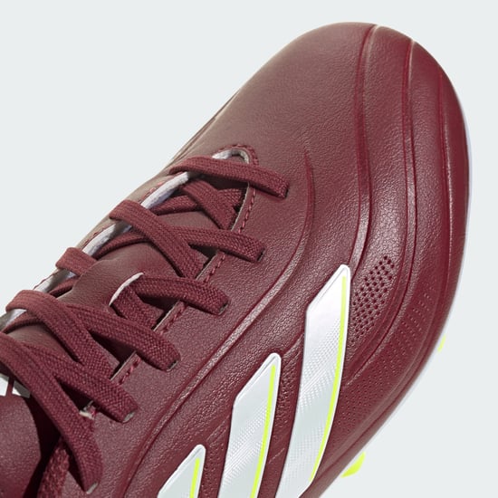 Boy's adidas Junior Copa Pure II League FG Football Boots in red white - Image 4
