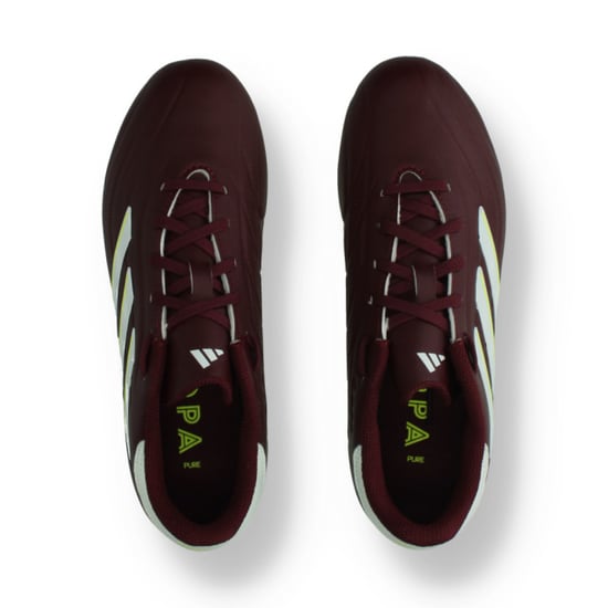 Boy's adidas Junior Copa Pure II League FG Football Boots in red white - Image 6