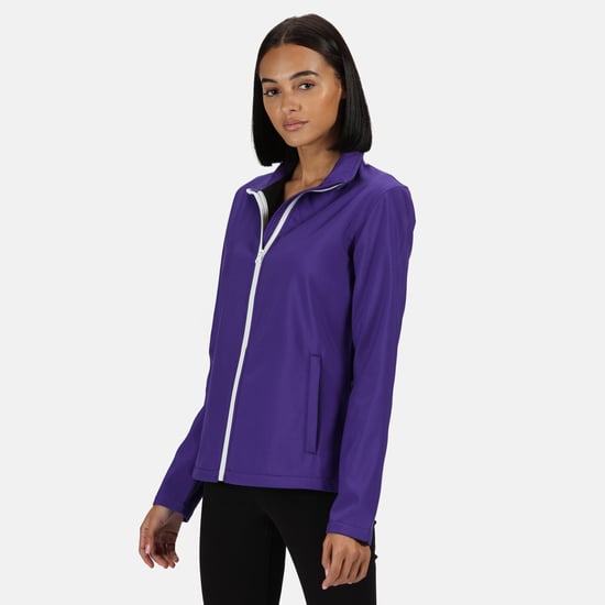Regatta - Dames Ablaze Printable Softshell Jas (Paars/Wit) - Image 3
