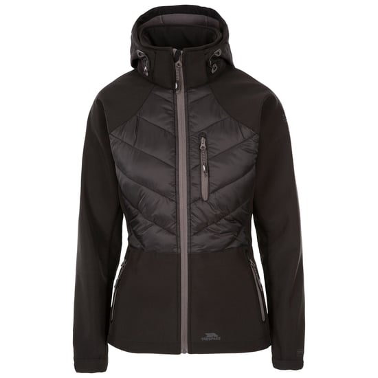 Trespass Dames/dames Elvira Soft Shell Jas (Zwart) - Image 1
