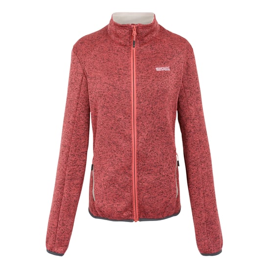 Regatta Dames/Dames Newhill II Full Zip Fleecejack (Perzik Bloei/Licht Vanille) - Image 1