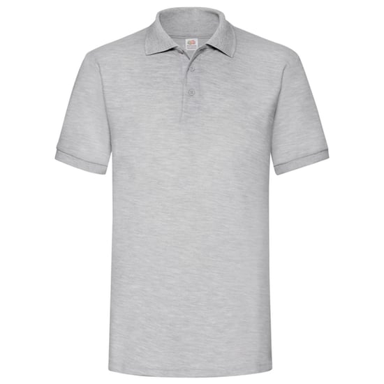 Fruit of the Loom Heren Zwaargewicht Poloshirt (Heide Grijs) - Image 1