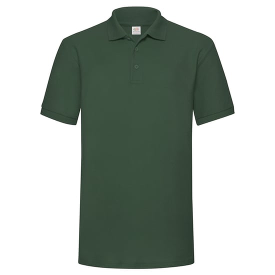 Fruit of the Loom Heren Zwaargewicht Poloshirt (Fles groen) - Image 1