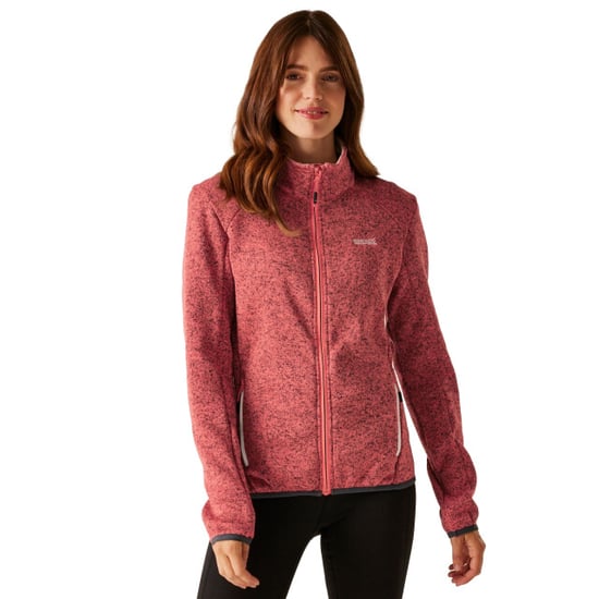 Regatta Dames/Dames Newhill II Full Zip Fleecejack (Perzik Bloei/Licht Vanille) - Image 4