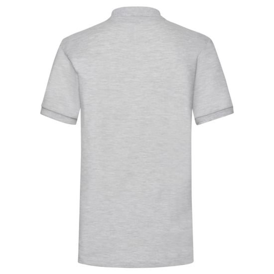 Fruit of the Loom Heren Zwaargewicht Poloshirt (Heide Grijs) - Image 2