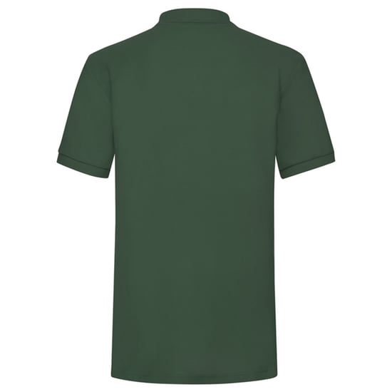 Fruit of the Loom Heren Zwaargewicht Poloshirt (Fles groen) - Image 2