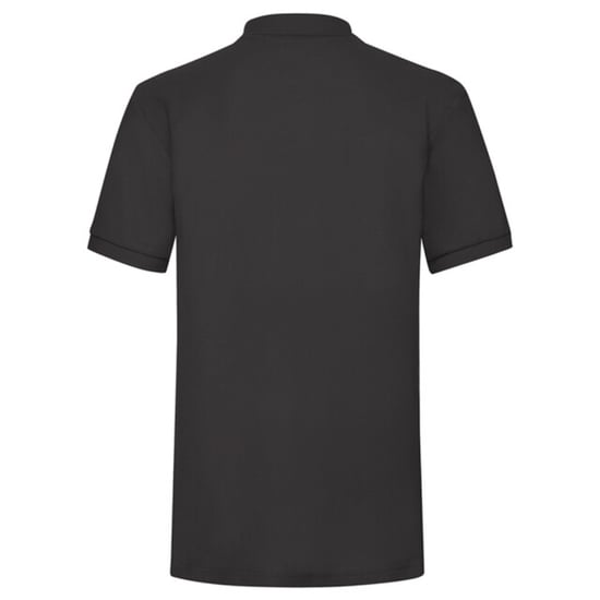 Fruit of the Loom Heren Zwaargewicht Poloshirt (Zwart) - Image 3