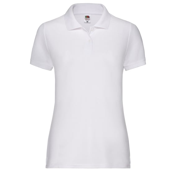 Fruit of the Loom Dames/Dames 65/35 Piqué Poloshirt (Wit) - Image 1