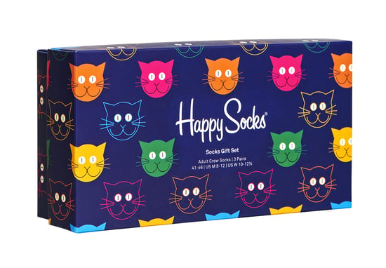 Happy Socks - Cadeaubox met Noviteit Kat Sokken - Kat - Image 2