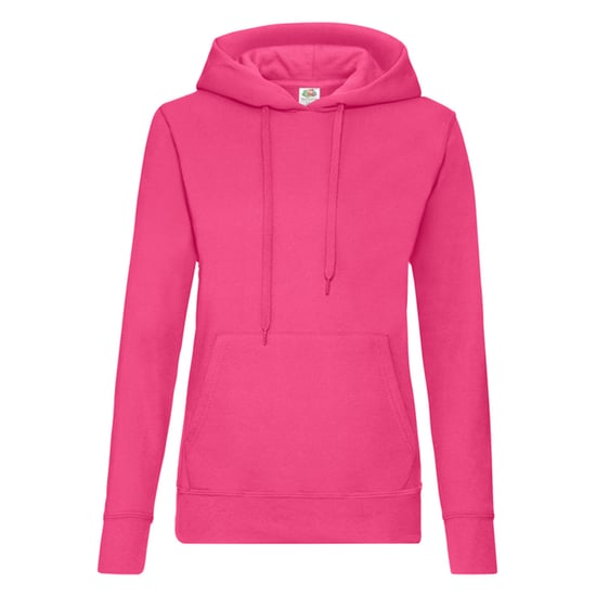 Fruit of the Loom Dames/Dames Klassieke Hoodie (Fuchsia) - Image 1