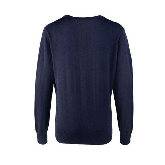 Premier Dames/Dames Gebreid Knoop Door Vest (Marine) - Image 2