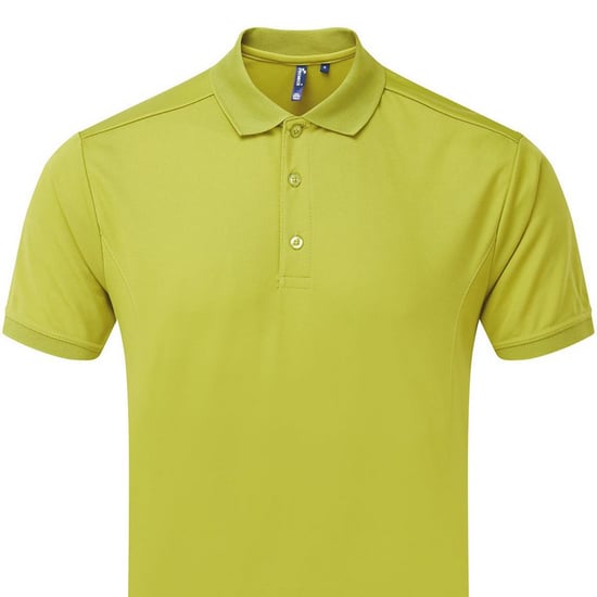 Premier Heren Coolchecker Poloshirt (Kalk) - Image 2