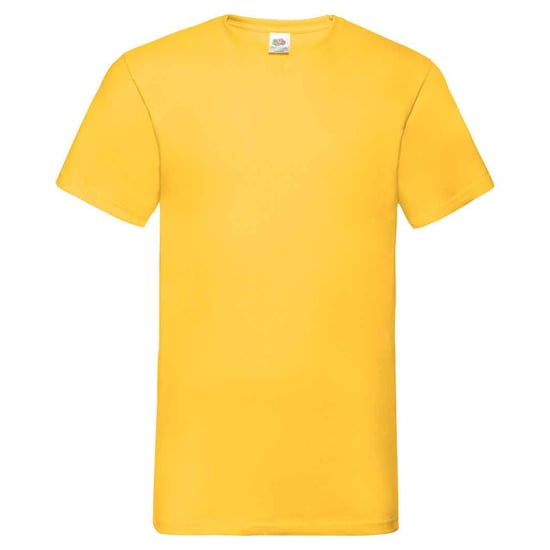 Fruit of the Loom Unisex Adult Waardevol V Hals T-shirt (Zonnebloem) - Image 1