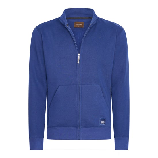Cappuccino Italia Sweaters Fleece Zip Jack Blauw - Image 1