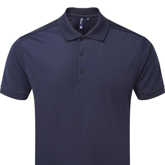 Premier Heren Coolchecker Poloshirt (Marine) - Image 2