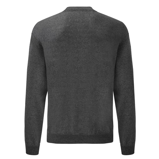 Fruit of the Loom Klassiek Heather Sweatshirt voor volwassenen (Donkergrijs) - Image 2