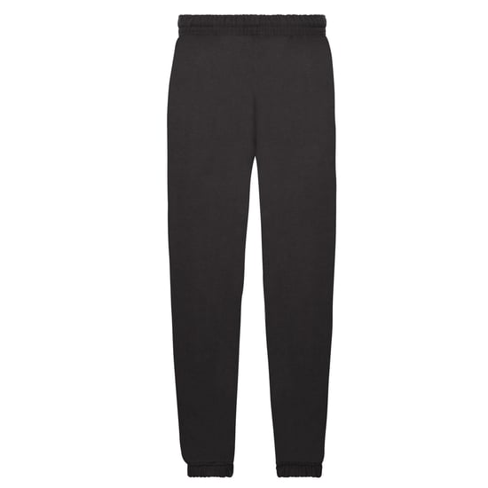 Fruit of the Loom Klassieke joggingbroek met elastische manchet voor kinderen/Kinderen (Zwart) - Image 2