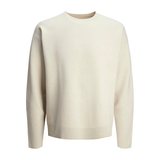Jack & Jones Trui Bradfort Knit Crew Neck Beige - Image 1