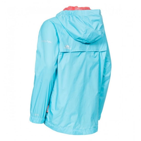 Trespass Kinderen/Kinderen Qikpac Waterdichte Packaway Jacket (Aquatisch) - Image 2