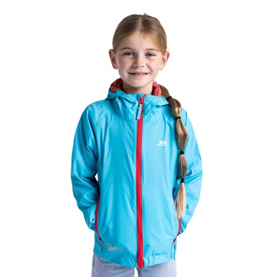 Trespass Kinderen/Kinderen Qikpac Waterdichte Packaway Jacket (Aquatisch) - Image 4