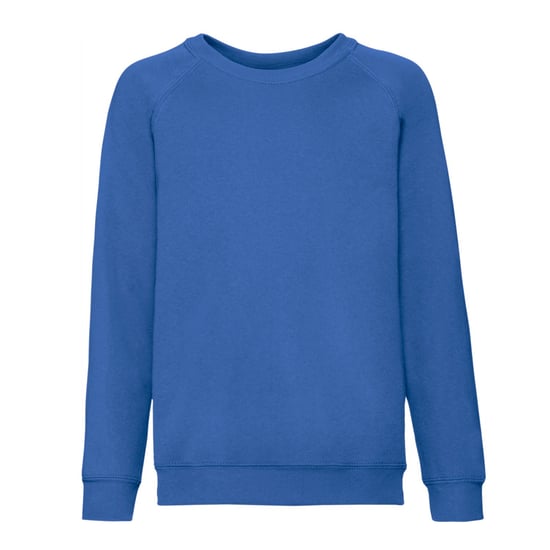 Fruit of the Loom Klassiek Raglan Sweatshirt voor kinderen/Kinderen (Koningsblauw) - Image 1