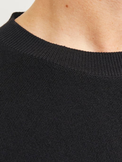 Jack & Jones Trui Bradfort Knit Crew Neck Zwart - Image 4