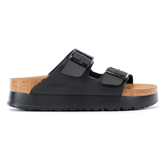 Birkenstock Arizona Flex Platform Dames Zwart Smal Sandalen - Image 5